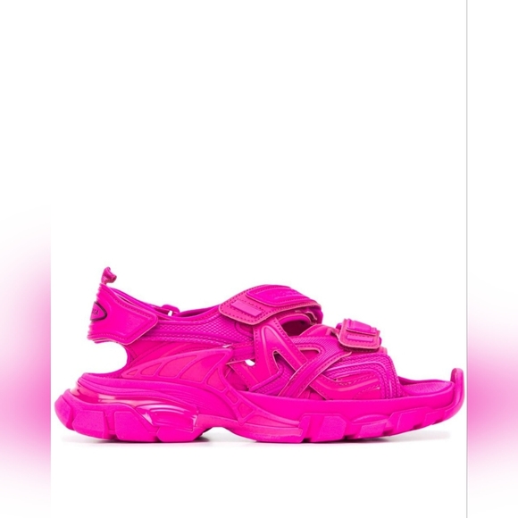 New Balenciaga Rubber Track Slingback Sandals, Sz 8 - Picture 7 of 10